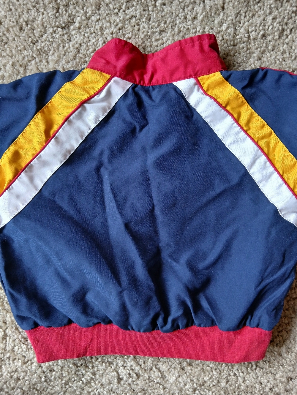 Vintage Disney Mickey Goofy Basketball Zip Jacket Blue Yellow Red Y2K - Picture 8 of 9
